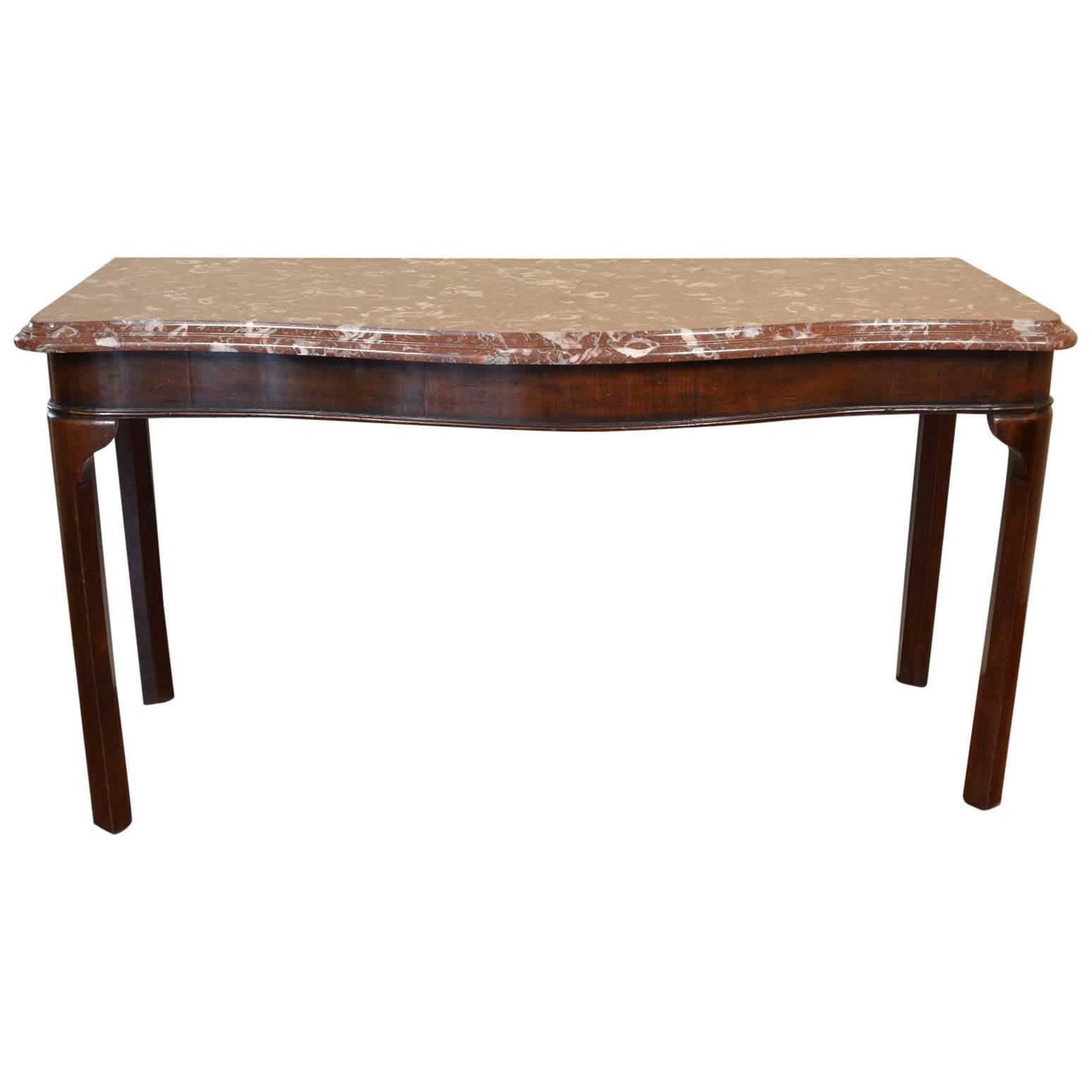 George III Mahogany Side Table