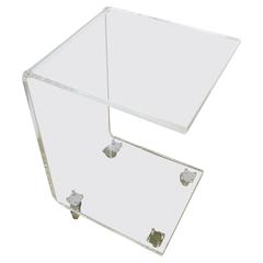 Lucite Side Table