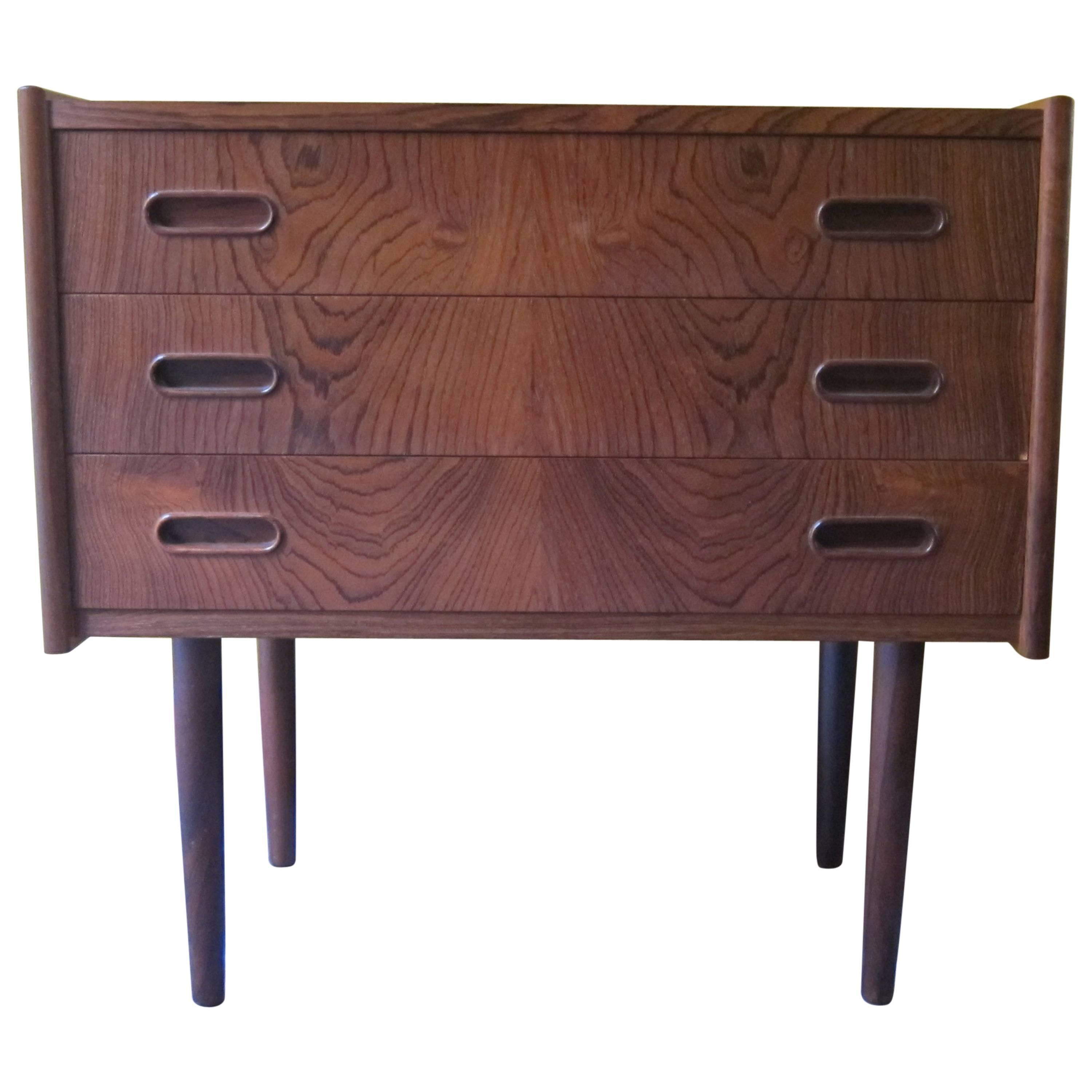 Danish Cabinet with Drawers in Rosewood For Sale