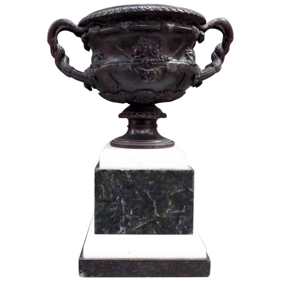 Bronze Reduction of the Warwick Vase For Sale