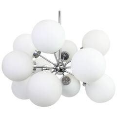 Stunning 12-Arm Sputnik Chandelier by Richard Essig, Germany, 1960s