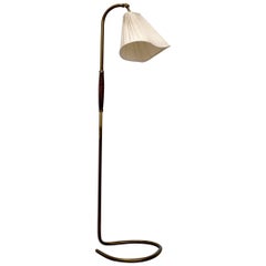 Brass Floor Lamp by Hans Bergström, 1940s