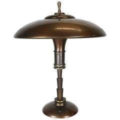 Vintage 'Guardsman Junior' Table Lamp by Bert a. Dickerson for Faries Co.