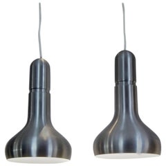 Set of Danish Aluminium Lights, 1960s