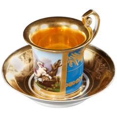 Early 19th Century German Porcelain Cup 9
