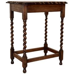 Late 19th Century English Scalloped Side Table