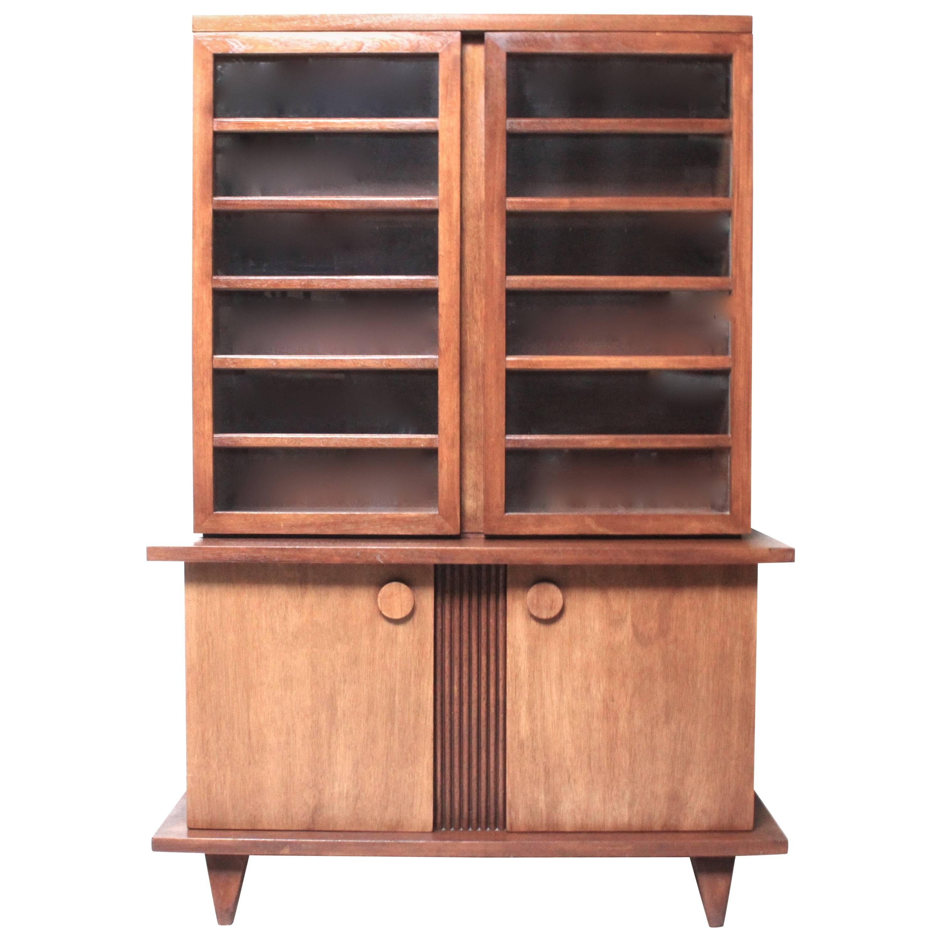 Mid-Century Modern China Cabinet by American of Martinsville