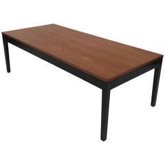 Uncommon George Nelson Walnut Coffee Table for Herman Miller