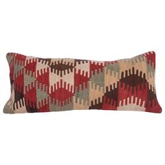 Antique Pillow Made Out of a 19th Century West Anatolian Kilim Fragment 1