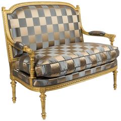 Giltwood Style Louis XVI Sofa