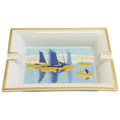 Hermès Paris Ashtray with Boats, France