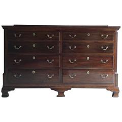 Antique Mule Chest Dresser Sideboard George III Mahogany, 18th Century