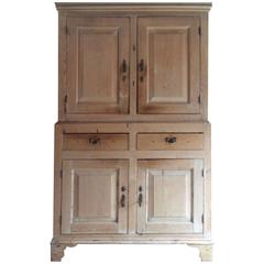 Used Housekeepers Cupboard Pantry Solid Pine Victorian, 19th Century