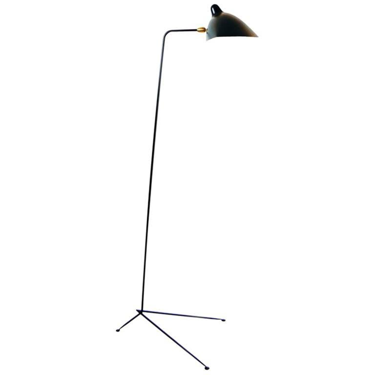 Serge Mouille Standing Lamp One-Arm