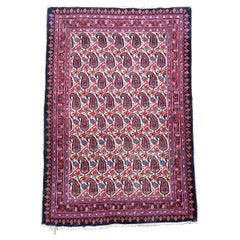 Kashan Rug Carpet 100% Wool Handwoven Reds