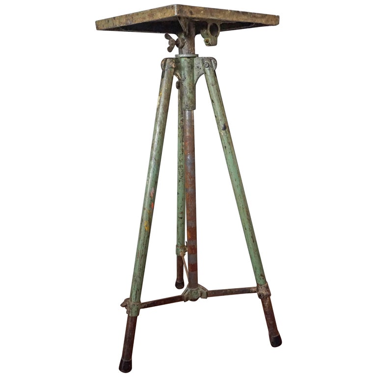 Vintage Industrial Metal Sculptors / Sculpture Stand Amazing Pedigree