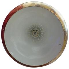 Rare Brass Pendant Light by Jo Hammerborg, 1960 12