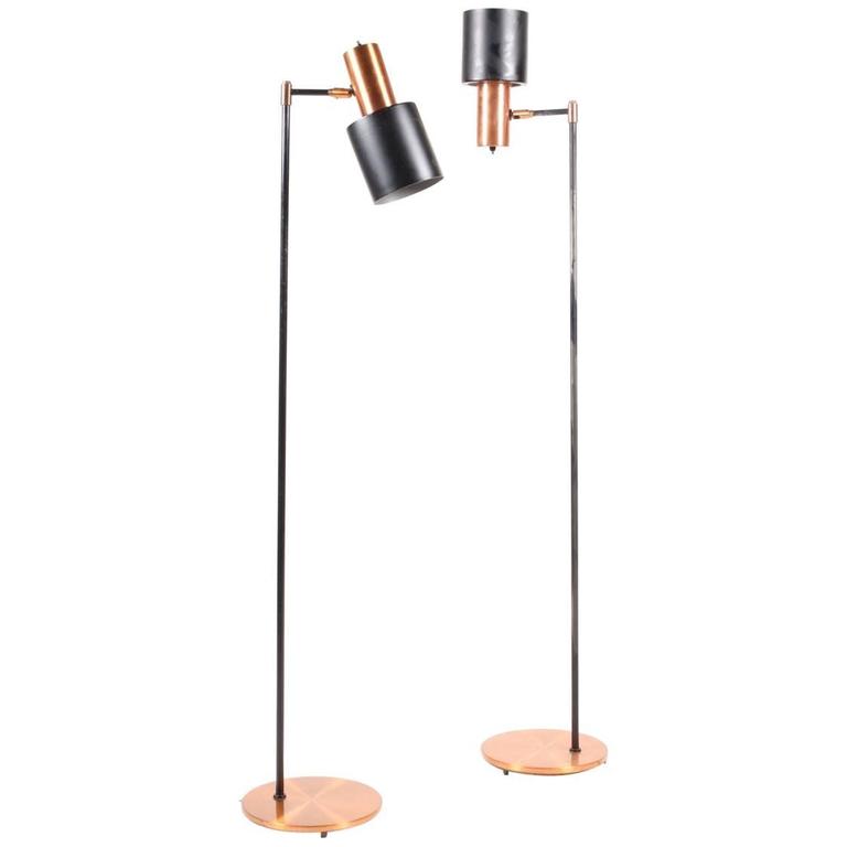 Pair Jo Hammerborg Studio Floor Lamps At 1stdibs Pair Jo Hammerborg Studio Floor Lamps