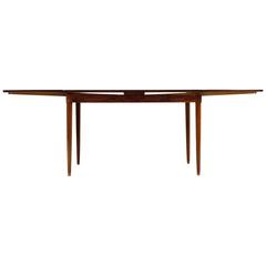 Extendable 1960s Niels O. Møller Rosewood Dining Table for J.L. Moller Danish 12