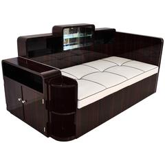 Art Deco Macassar Daybed 7