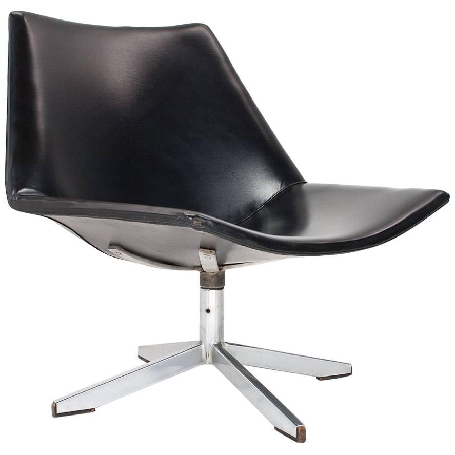 1960 Dutch Very Rare Salomonson & Tempelman Swivel Lounge Chair for AP Originals