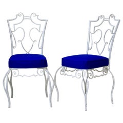 Conjunto de cuatro sillas de los años 40 atribuidas a Jean-Charles Moreux