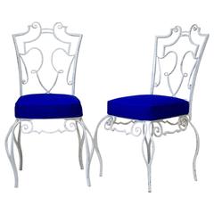 Set of Four 1940s Chairs Attributed to Jean-Charles Moreux 1