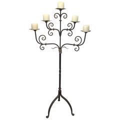 Handmade Wrought Iron Candelabra 7