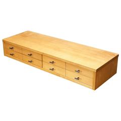 Paul McCobb Planner Group Four-Drawer Birch Jewelry or Document Chest Box 11