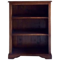 Antique Victorian 19th Century Oak Bookcase Display Cabinet