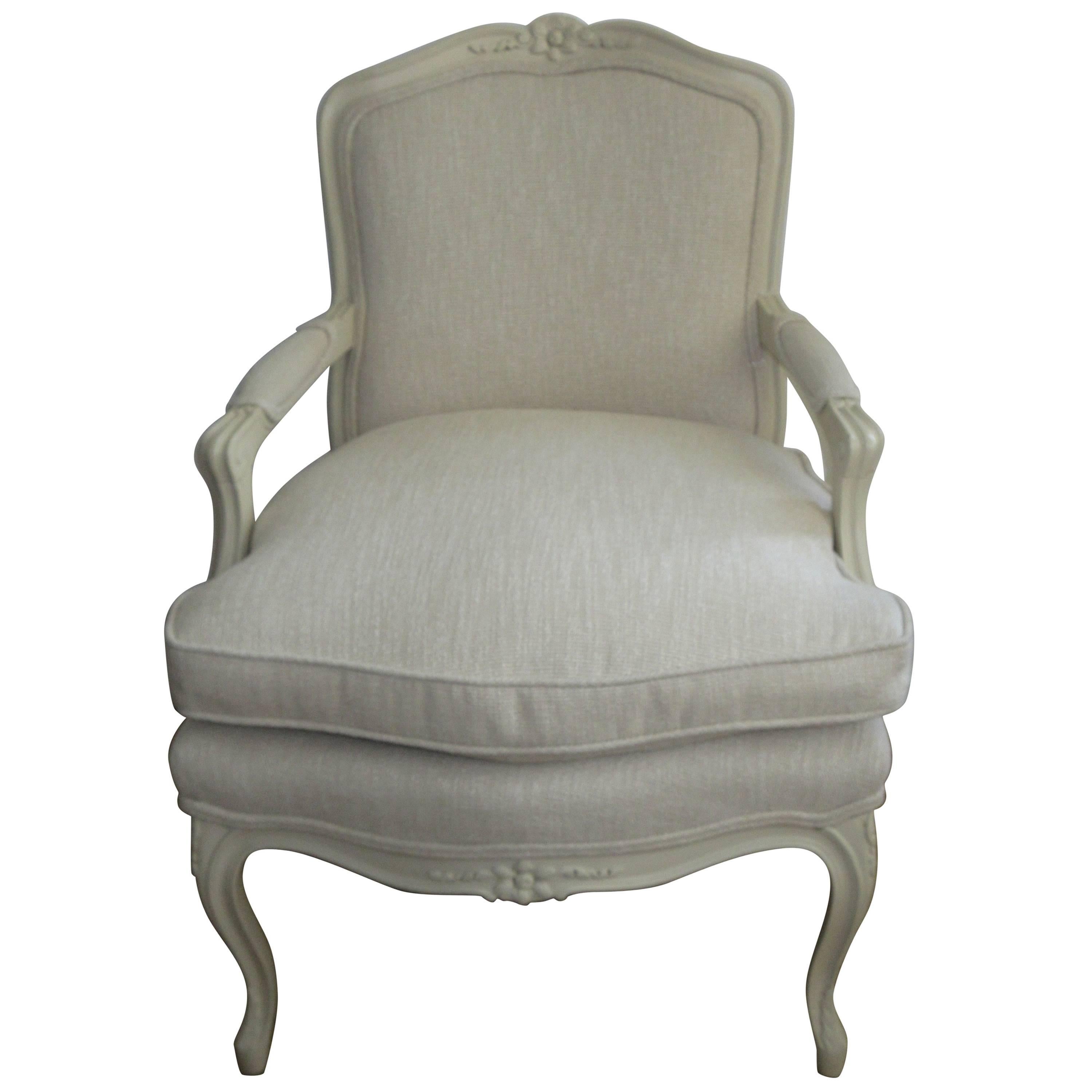 Louis  XV1 Style Armchair by W & J Sloane NY 1843-1985