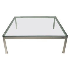 Coffee Table by Jacob Epstein Table with Floating Glass Top
