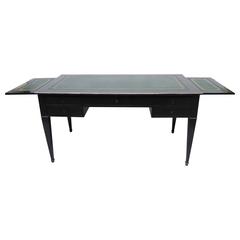 Stylish Desk stylish andrew martin's black crocodile leather desk at 1stdibs Stylish Desk stylish andrew martin's black crocodile leather desk at 1stdibs