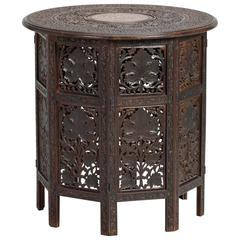 Ntricately Carved Moorish Side Table 9