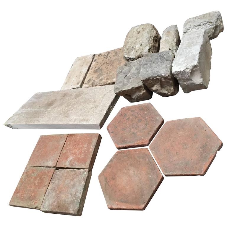 Authentic French Reclaimed Building Materials Floors 17th Century