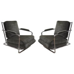 Pair of Lounge Chairs by Gilbert Rohde, USA Circa 1935