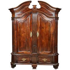 18th Century Danish Louis XVI Pine Two-Door Cabinet 4