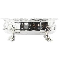 Buccellati Sterling Silver Handcrafted Italian Fluted Bowl