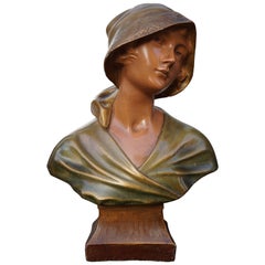 Bust of a Woman in Plaster