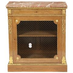 Napoleon III Ormolu-Mounted Satinwood Display Credenza, 19th Century 5