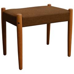 Danish Mid-Century Modern Bench or Footstool 6