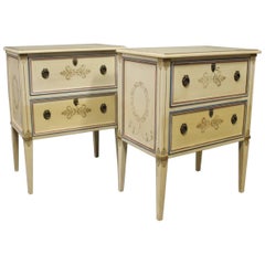 Pair of Chests of Drawers in Painted Wood, 1960s-1970s