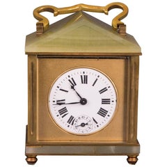 Orologio da viaggio francese neoclassico del XIX secolo Orologio da viaggio sveglia da viaggio