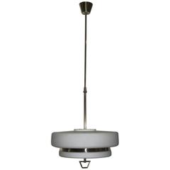 Italian Mid-Century Ceiling Lamp Stilnovo Design 8