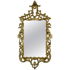 Chinese Chippendale Giltwood Mirror
