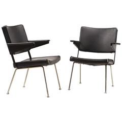 Pair of Gispen Chairs 1268 by Andre Cordemeijer 12