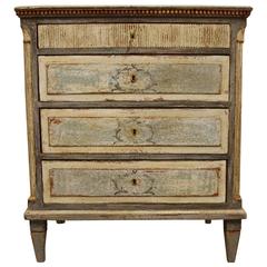 Antique Florentine Style Painted Chest of Drawers