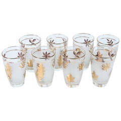 Set of Eight Vintage Cocktail Glasses by Libbey in Original Box