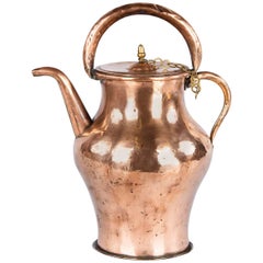 19th Century French Copper Ewer Pitcher 5