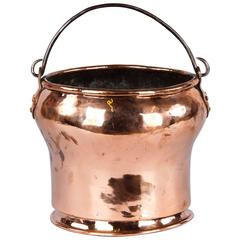 French 19th Century Copper Bucket 4